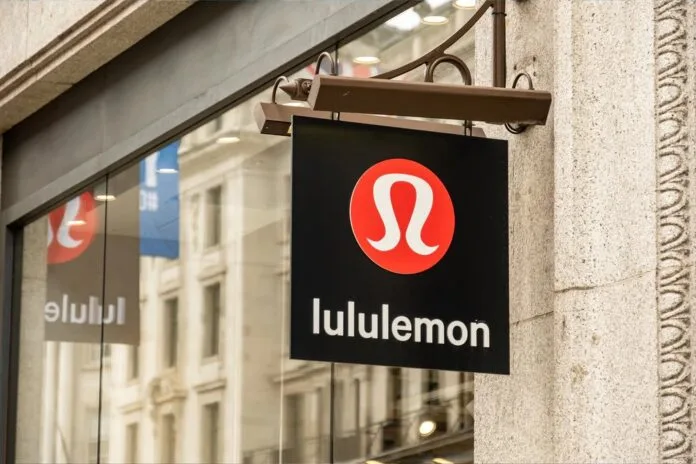 sign board of lululemon