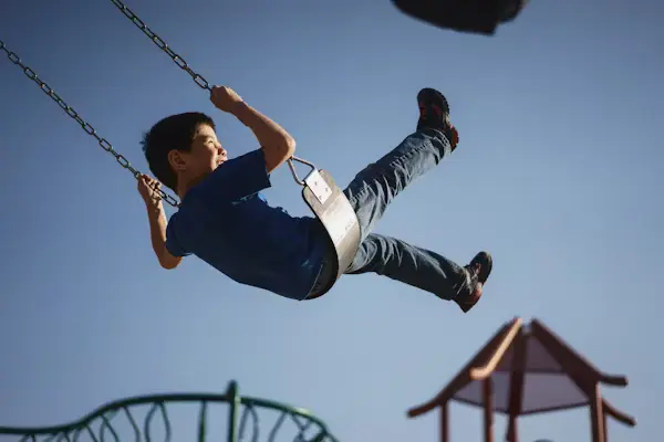 kids playing in playground